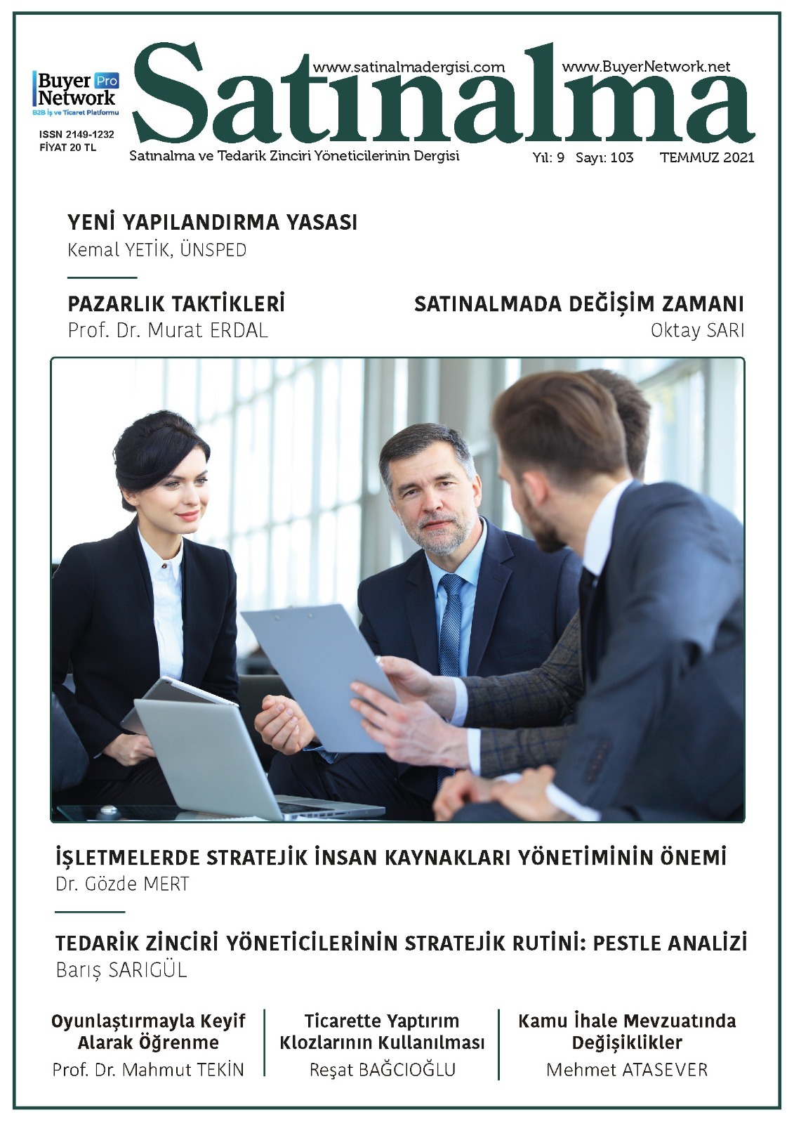 Satınalma Dergisi Temmuz Sayısı